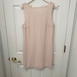 Vintage Looking Light Pink Polka Dot Shift Dress